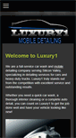Mobile Screenshot of luxury1detail.com