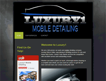 Tablet Screenshot of luxury1detail.com